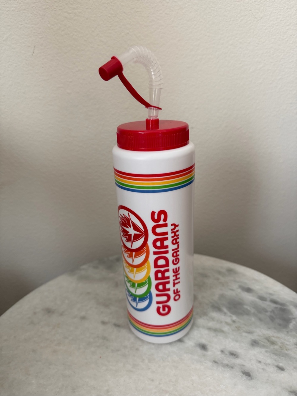 Guardians of the Galaxy Water Bottle with Straw